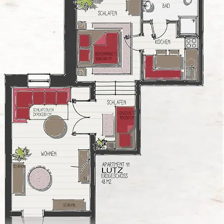 Backstein Mit Zentraler Lage Im Grünen Kostenfreien Parkplätzen Und 8 E - Ladestationen Apartment *